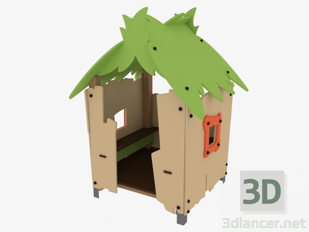 3d модель Дитячий ігровий будиночок (Т5009) – превью