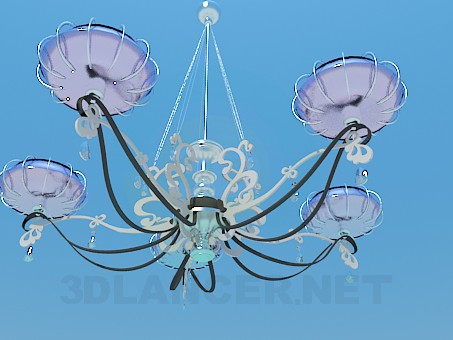 3d model Modern chandelier - preview 3d model Modern chandelier - preview