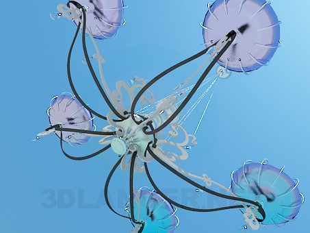 3d model Modern chandelier - preview 3d model Modern chandelier - preview