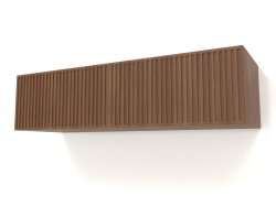 Hanging shelf ST 06 (2 corrugated doors, 1000x315x250, wood brown light)