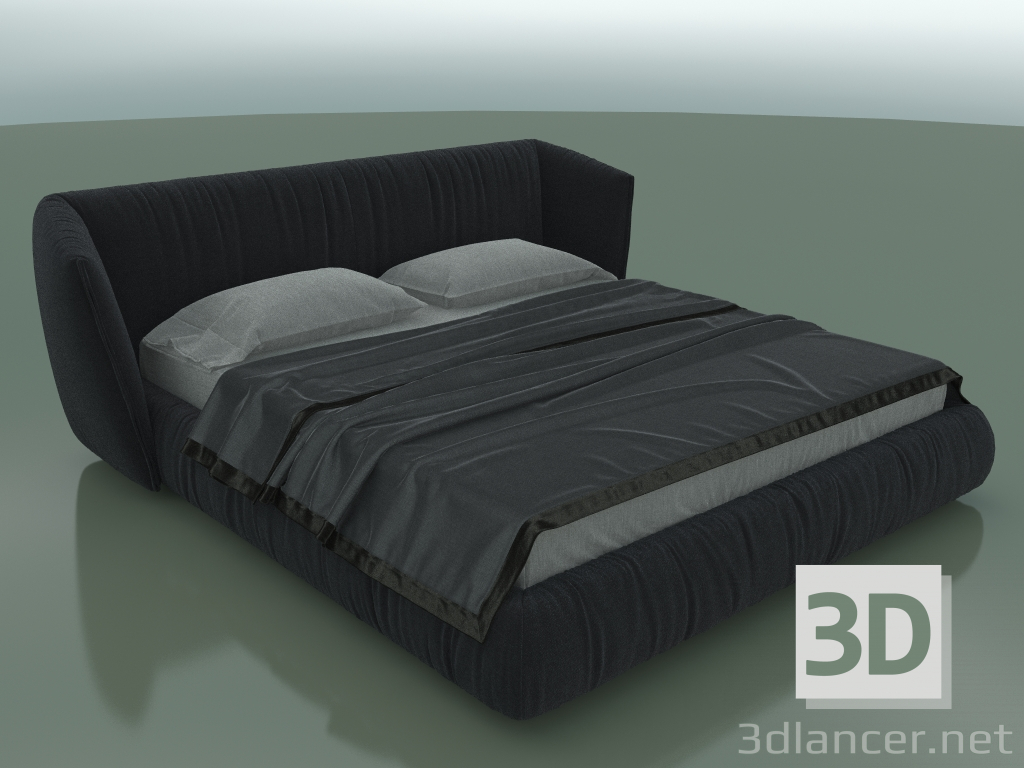 modello 3D Letto matrimoniale Troppo notte sotto il materasso 1800 x 2000 (2400 x 2230 x 950, 240TN-223) - anteprima