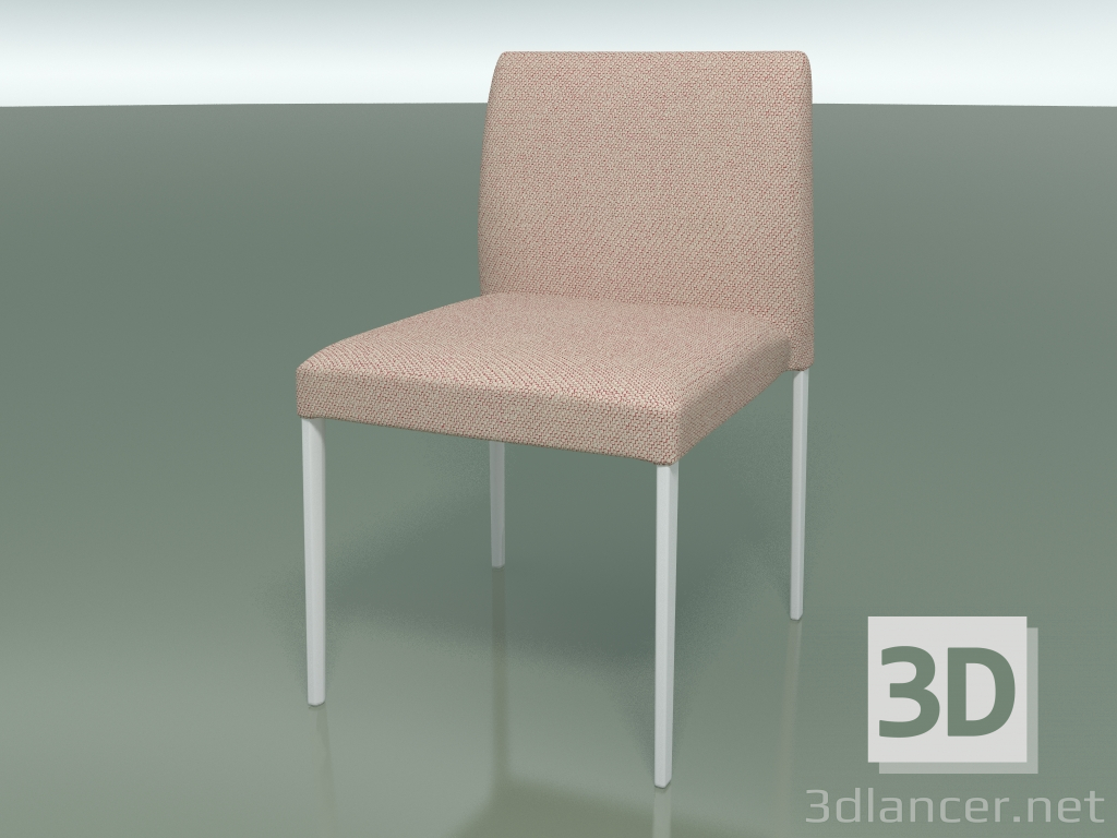 Modelo 3d Cadeira empilhável 2700 (com estofado em tecido, V12) - preview