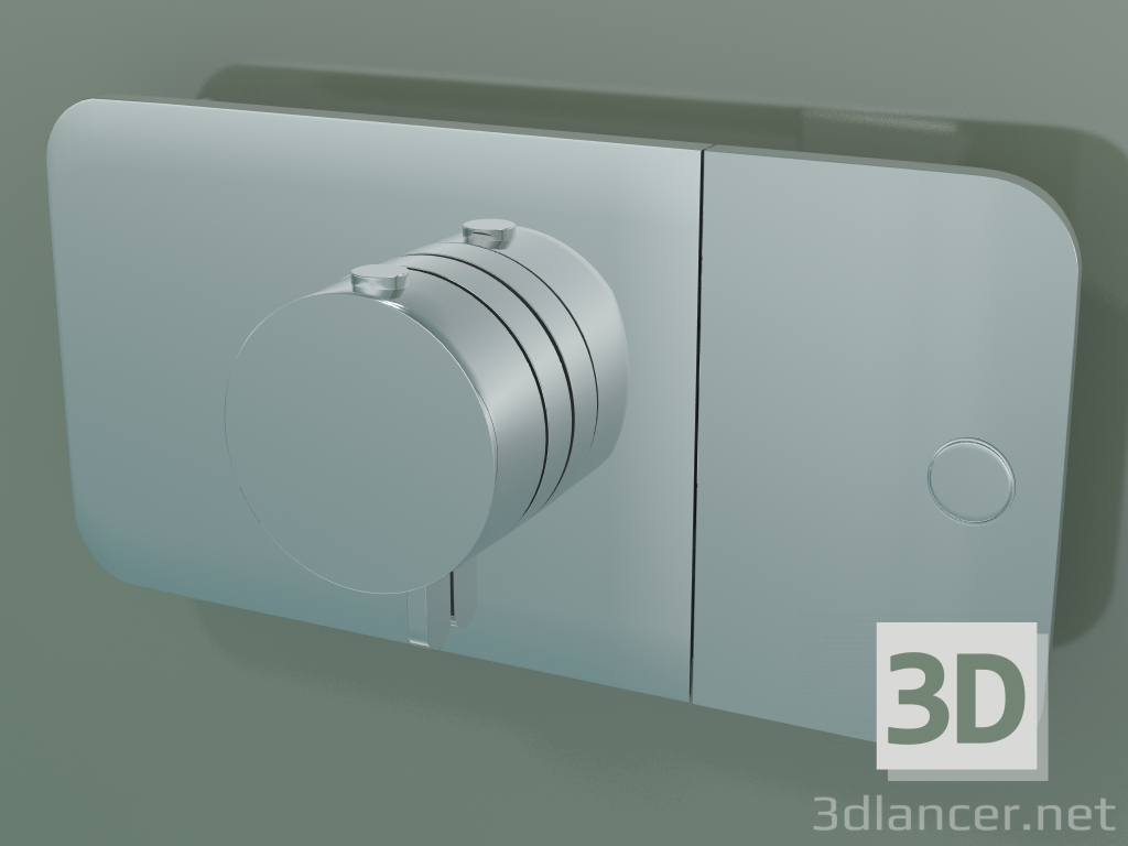 modèle 3D Robinet de douche, 1 sortie (45711000) - preview