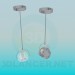 3d модель Світильники на галогенових лампочках – превью