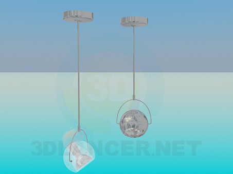 3d model Luminaires for halogen lights - preview 3d model Luminaires for halogen lights - preview