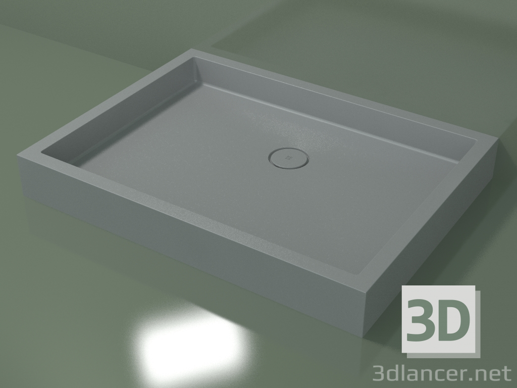 3D modeli Duş teknesi Alto (30UA0131, Gümüş Gri C35, 120x90 cm) - önizleme