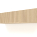 Modelo 3d Prateleira suspensa ST 06 (2 portas onduladas, 1000x315x250, madeira branca) - preview