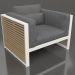 3d модель Крісло для відпочинку з високою спинкою (Agate grey) – превью