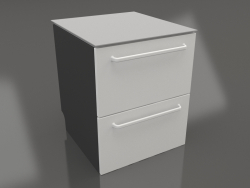 Cabinet 2 drawers 60 cm (grey)