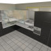 3D Modell Küche-Paris - Vorschau