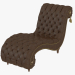modèle 3D Chaise longue avec des points Capito Aktavia - preview