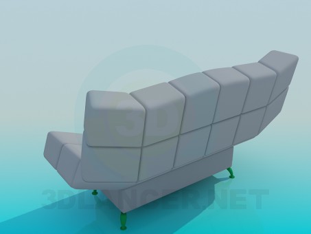 3d model Sofa - preview 3d model Sofa - preview