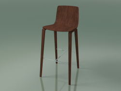 Bar chair 5903 (4 wooden legs, walnut)