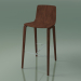 3d model Bar chair 5903 (4 wooden legs, walnut) - preview