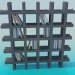 3d model Shelves for books and souvenirs - preview