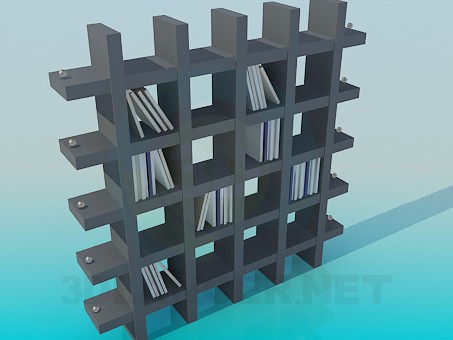 3d model Shelves for books and souvenirs - preview 3d model Shelves for books and souvenirs - preview