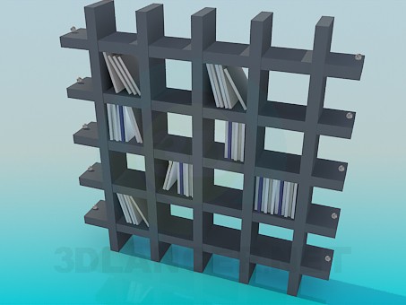 3d model Shelves for books and souvenirs - preview 3d model Shelves for books and souvenirs - preview