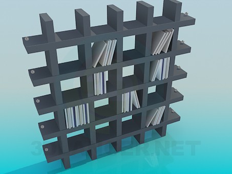 3d model Shelves for books and souvenirs - preview 3d model Shelves for books and souvenirs - preview