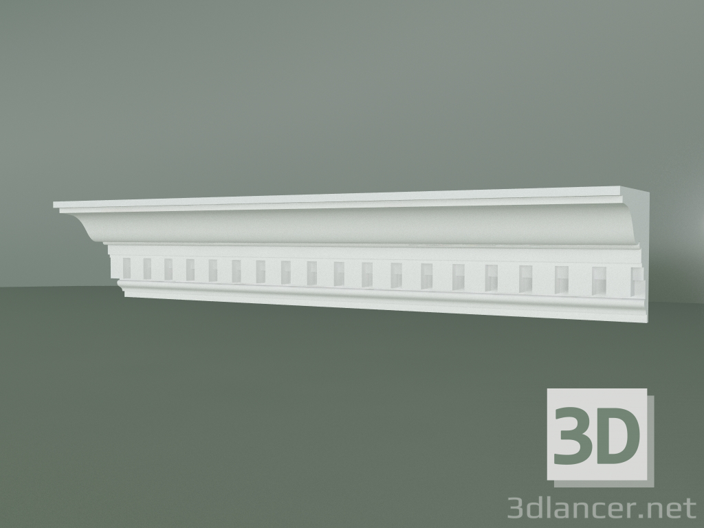 3D modeli KV505 süslemeli alçı korniş - önizleme