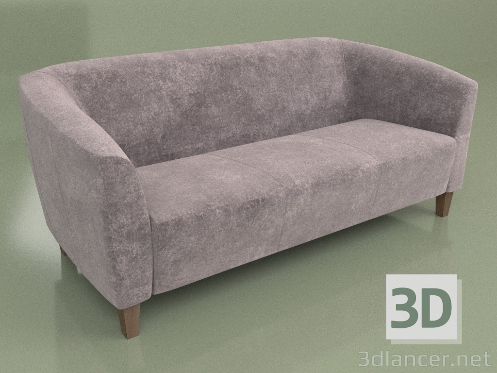 3d model Triple sofa Oxford (Velvet) - preview