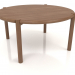 3d model Coffee table JT 053 (rounded end) (D=820x400, wood brown light) - preview