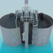 3D modeli Tank fabrikası - önizleme