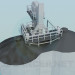 3D modeli Tank fabrikası - önizleme