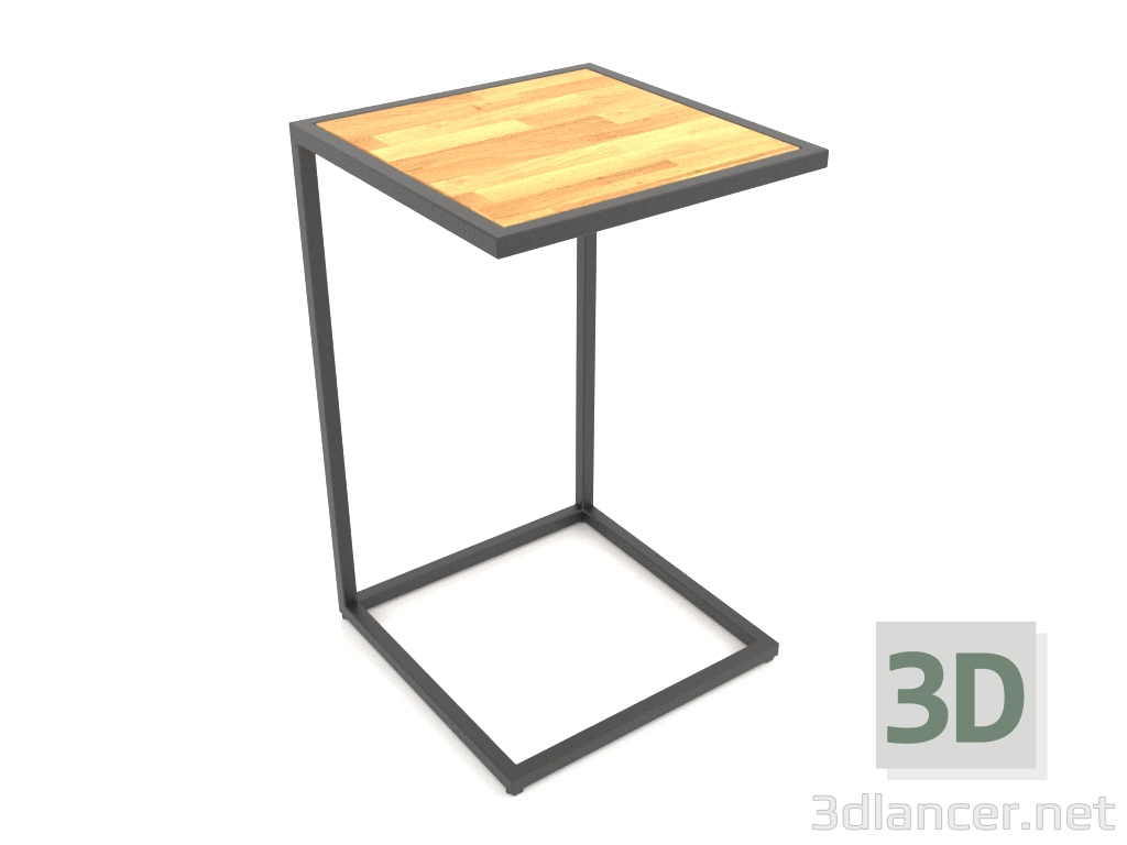 modello 3D Comodino quadrato (LEGNO, 40X40X65) - anteprima