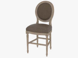 डाइनिंग कुर्सी विंटेज लूइस ROUND वापस काउंटर स्टूल (8828.3001.A008)
