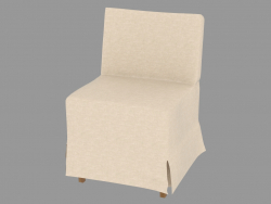 Chair without armrests