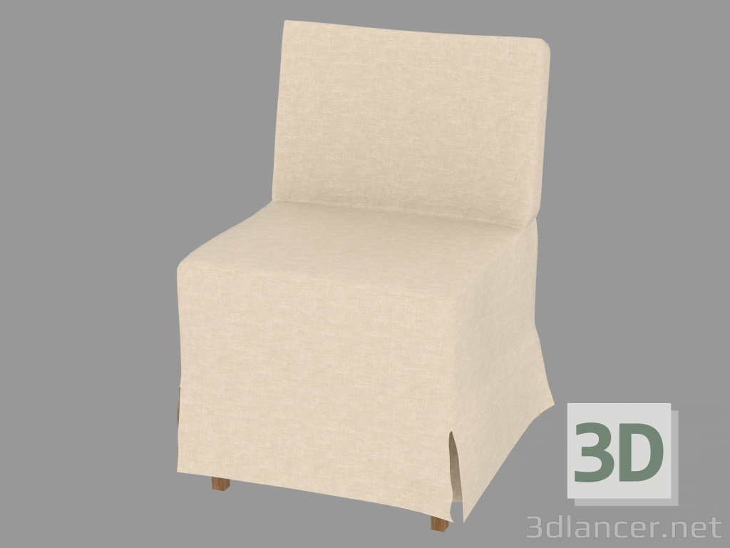 3d модель Крісло без підлокітників – превью