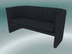 Preguiçoso dobro do sofá (SC25, H 75cm, 150x65cm, veludo 10 crepúsculo)