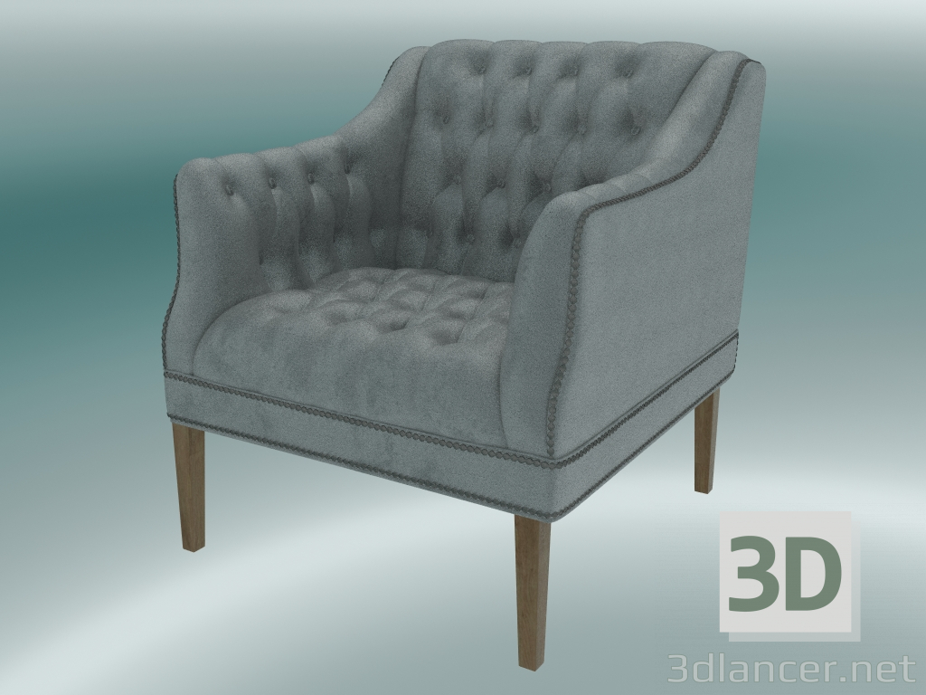 3D Modell Sessel Bristol (Grau) - Vorschau