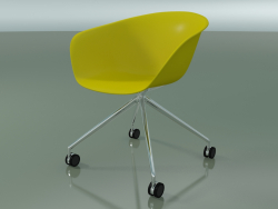 Chair 4207 (4 castors, PP0002)