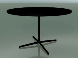 Table ronde 5516, 5536 (H 74 - Ø 119 cm, Noir, V39)