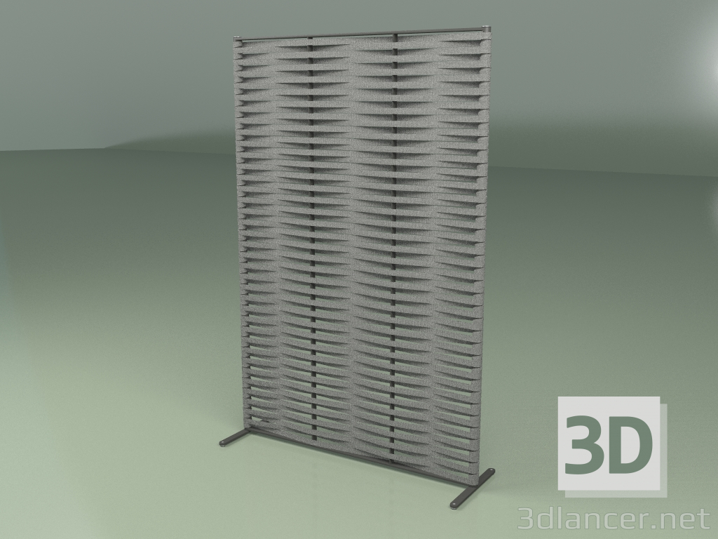 3D Modell Wandschirm 001 (Gürtel 25mm Grau) - Vorschau