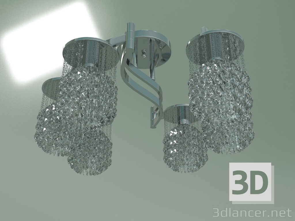 3d model Hanging chandelier 3222-6 (chrome-Strotskis) - preview