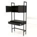 3d model Work table RT 02 (open) (900x500x1900, wood black) - preview