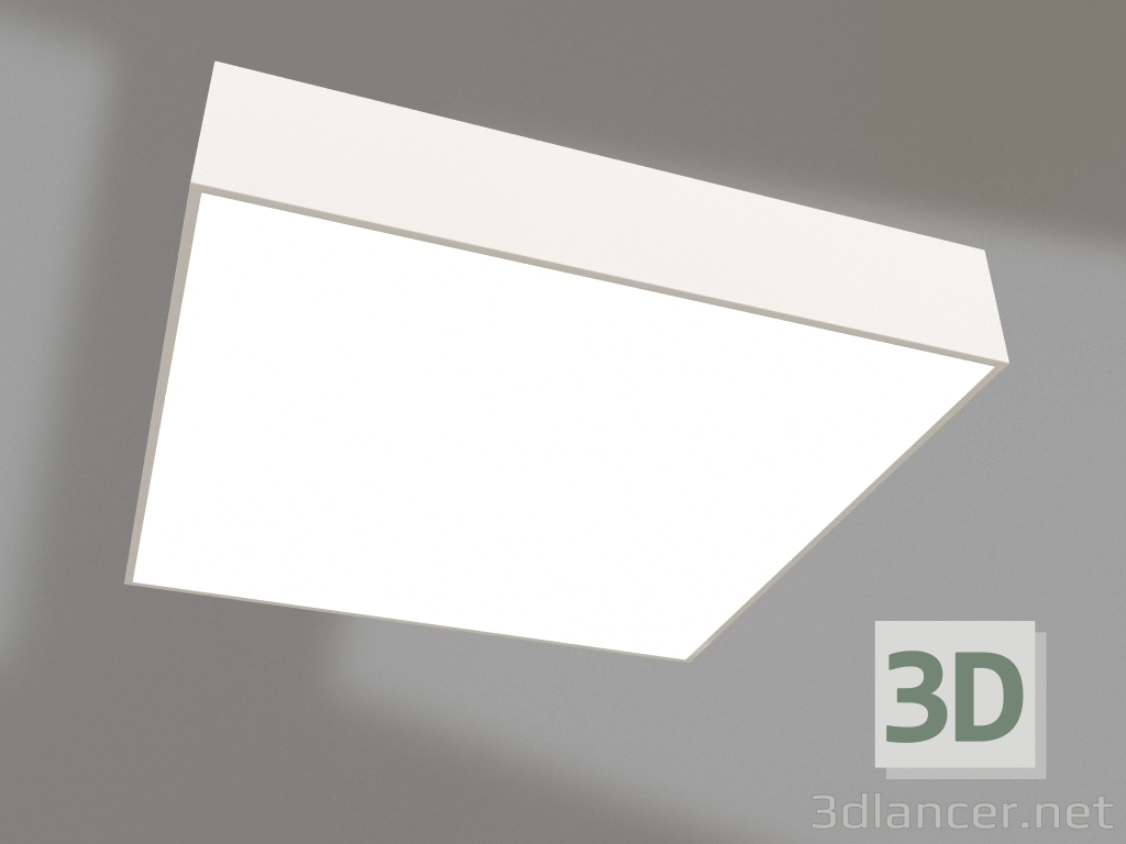 modello 3D Lampada SP-QUADRO-S300x300-36W Day4000 (WH, 120 gradi, 230V) - anteprima