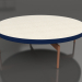 modello 3D Tavolino rotondo Ø120 (Blu notte, DEKTON Danae) - anteprima