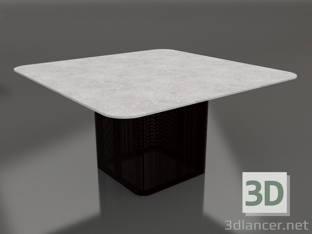 3d model Dining table 140 (Black) - preview