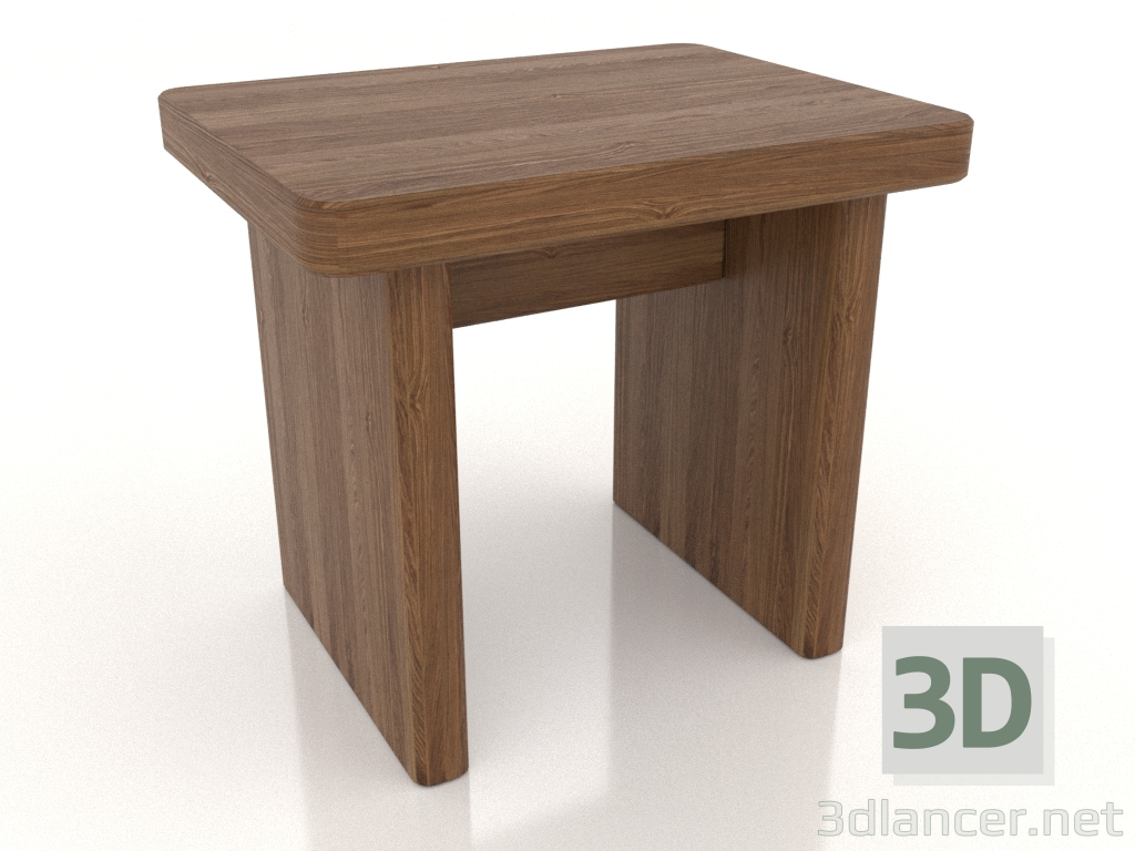 3d model Stool (light walnut) - preview