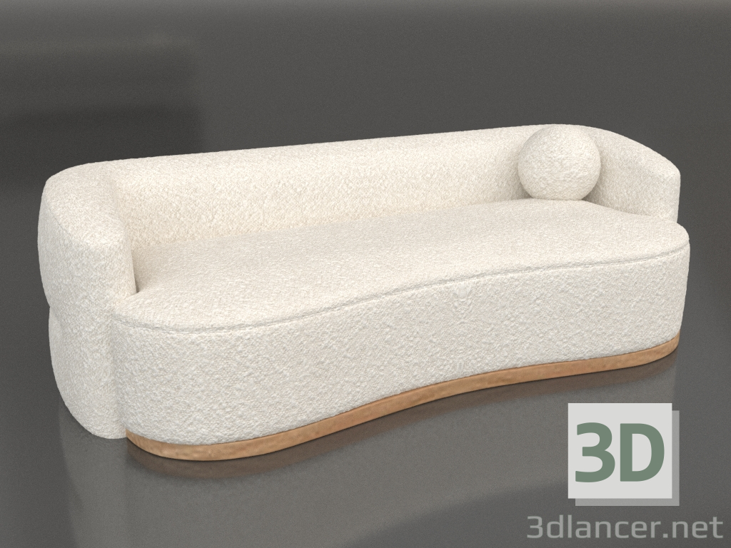 3d model ESME sofa (2150 mm) - preview 3d model ESME sofa (2150 mm) - preview