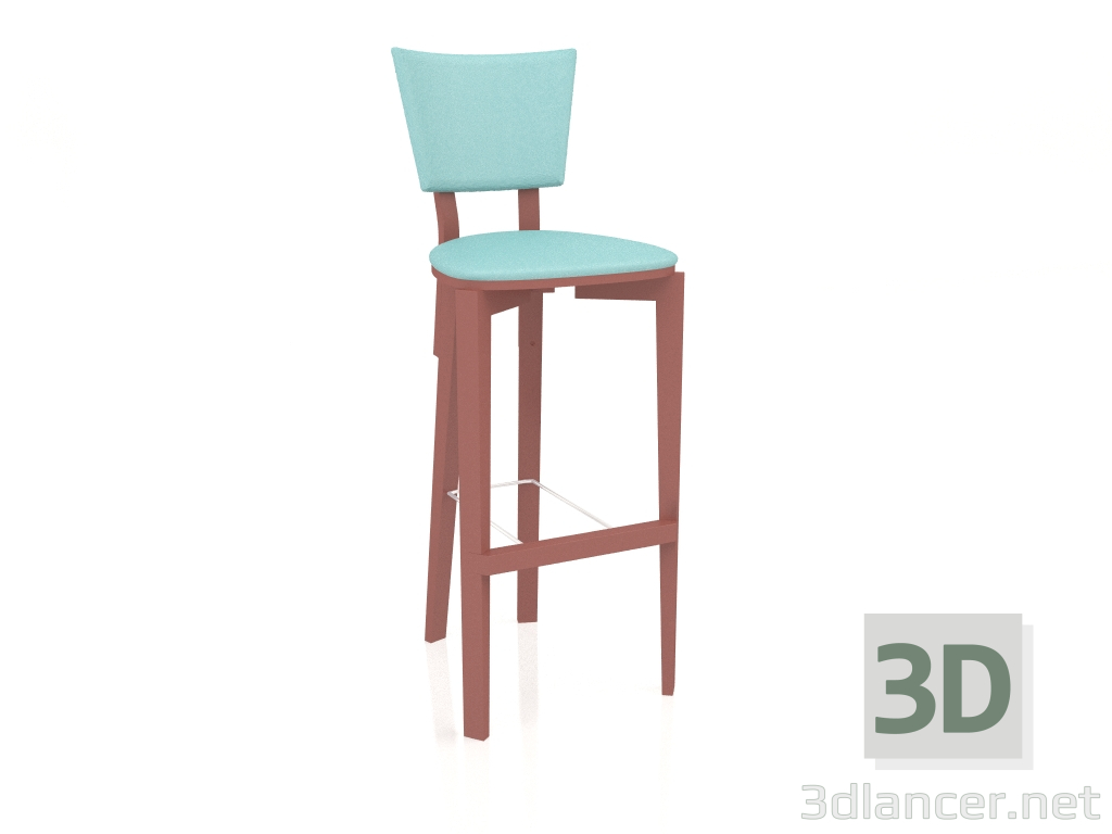 3D Modell Trapezförmiger Barhocker (Option 3) - Vorschau