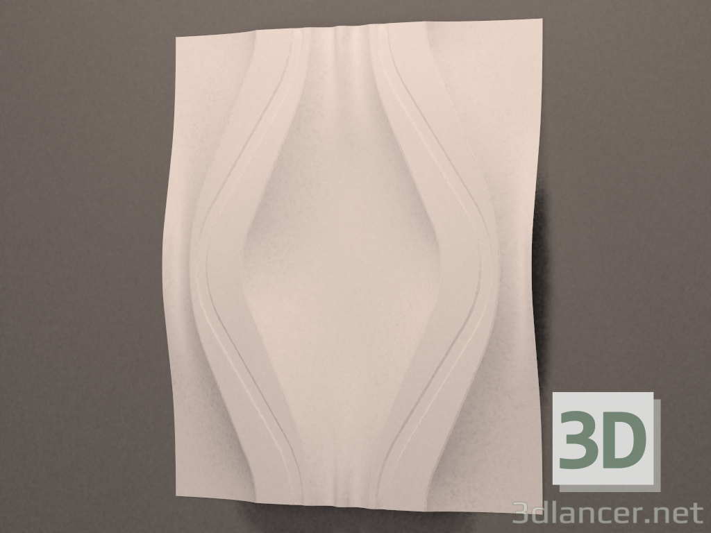 3D modeli Dekoratif Panel Döngü - önizleme