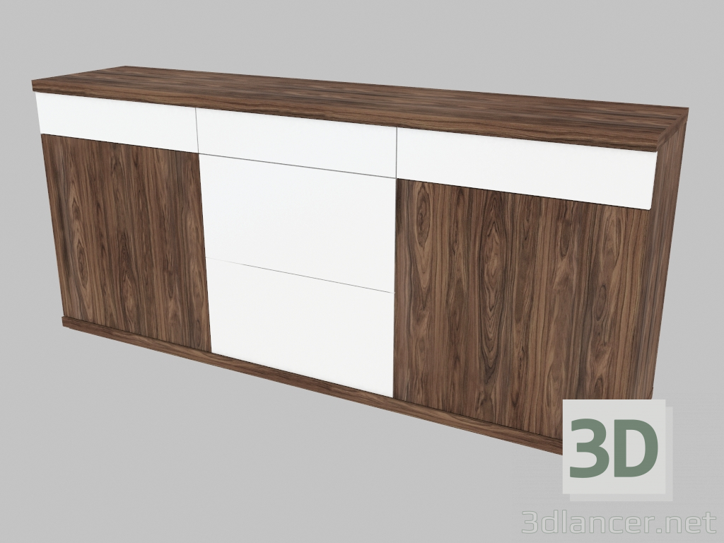 3d model Three-section buffet (6160-45) - preview