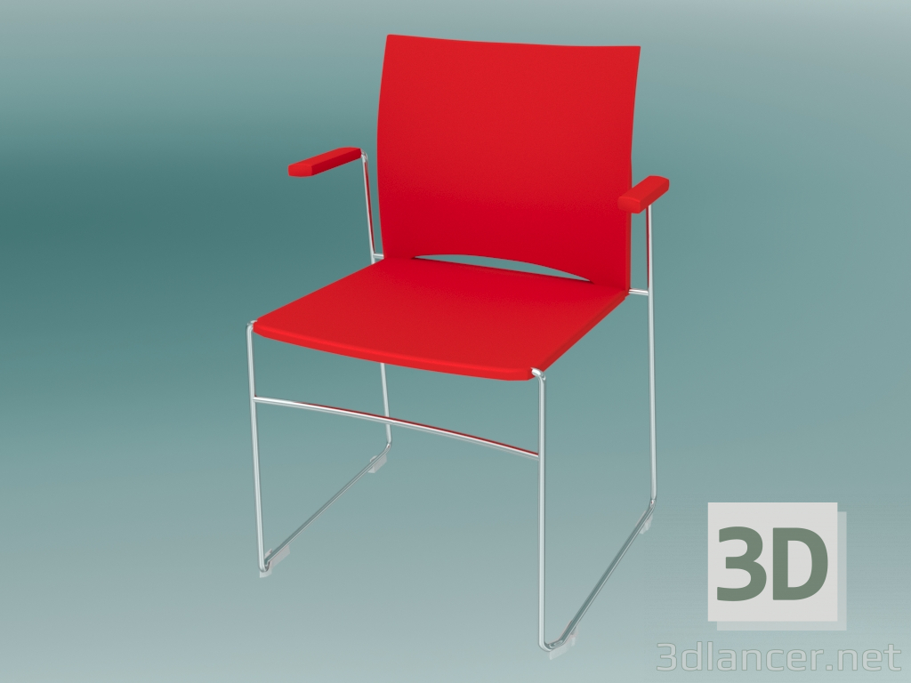modèle 3D Chaise visiteur (550V 2P) - preview