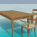 modello 3D Un grande tavolo da pranzo - anteprima