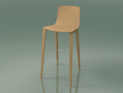 Bar stool 5903 (4 wooden legs, oak)