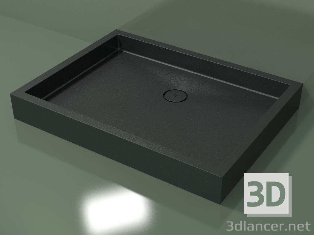 3D modeli Duş teknesi Alto (30UA0131, Deep Nocturne C38, 120x90 cm) - önizleme